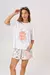 Remera Chill Blanca en internet