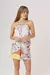 Short Lazaro Poppy Flower Tostado