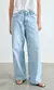 Jean super wide leg Lima celeste