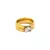 Anillo Hailey White Acero