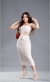 Vestido canelado Gabi