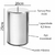 Kit Cesto/Lixeira Inox 6,3L T/ de Pino + Lixeira 3,2 Litros - comprar online