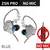 KZ-ZSN Pro fone de ouvido com fio, HiFi Bass Headphones, Metal Earplugs, Movimen - BUYFORYOU