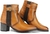 Bota Feminina Caramelo em Couro Legítimo