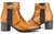 Bota Feminina Caramelo em Couro Legítimo - comprar online