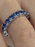 Aliança 4 garras nano topázio swiss 4mm (azul royal)