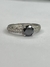 Anel solitário modinha moissanite preta 6,5mm - comprar online