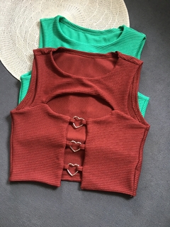 Cropped Coração