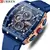 Relógio Masculino Curren 8442 Original De Luxo Todo Funcional Pulseira De Silicone Com Caixa