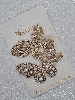 SET TRABAS BRILLO DORADAS - TENDENCIAS KS