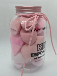 Imagen de SET 14 ESPONJAS + POTE MAX BELLEZA