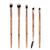 Kit Brocha Ojos Metalica Oro Rosa - comprar online