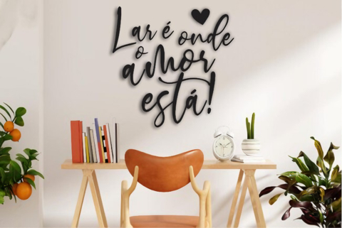 Frase - Lar é onde o amor esta !