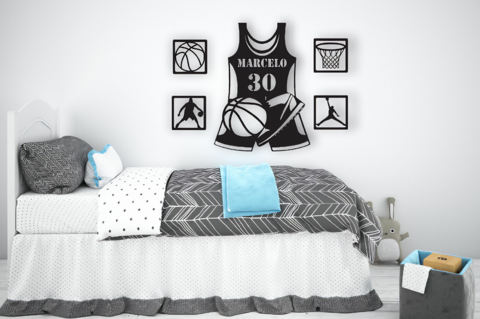 Camisa de Basquete + Kit de Quadrinhos