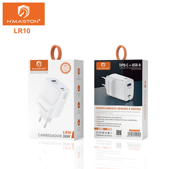 Carregador 38W H´maston LR10 QC3.0