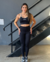 conjunto unique legging - black - dyamond fitness