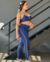 conjunto start - azul jeans - dyamond fitness