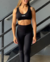 conjunto ultra basic black - top helena - dyamond fitness