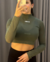 cropped night - verde militar - comprar online