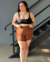 shorts beatriz - marrom