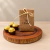 Caixa Personalizada Natal Kraft para doces, artesanato (tamanho pequeno) 7,8x12x4,5cm