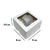 Caixa Branca com visor Quadrado para 4 brigadeiros, doces, artesanato, 8x8x4,5cm na internet