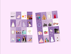 Lotería Despedida de Soltera color personalizado