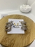 TRIO ARGOLA CRAVEJADA EM ZIRCÔNIA 4MM