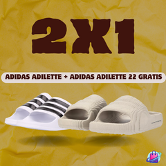 OFERTA OJOTAS ADILETTE "22" ¡Llevate 1 Par de Adidas Adilette de REGALO! - comprar online