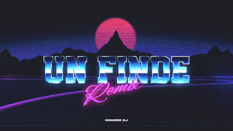 PLANTILLA YOUTUBE - RETRO WAVE