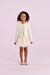 Conjunto Casaco e Saia Offwhite - Petit Cherie