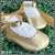 Sapato Bebê Boneca Dourado - Petit Cheval