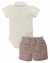 Conjunto Body + Short Bebê Menino 100% Algodão Anjos Baby - comprar online