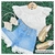 CONJUNTO BLUSA MANGA CURTA RENDA INGLESA E SHORT JEANS RENDA INGLESA - MENINA ANIMÊ