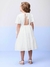 Vestido de Laise Branco com Laço - comprar online