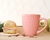 Taza rosa vintage