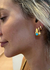 Brinco ARGOLA BOHO ESSENCE - turquesa - comprar online