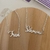 Colar de Prata 925 com Nome Personalizado - loja online