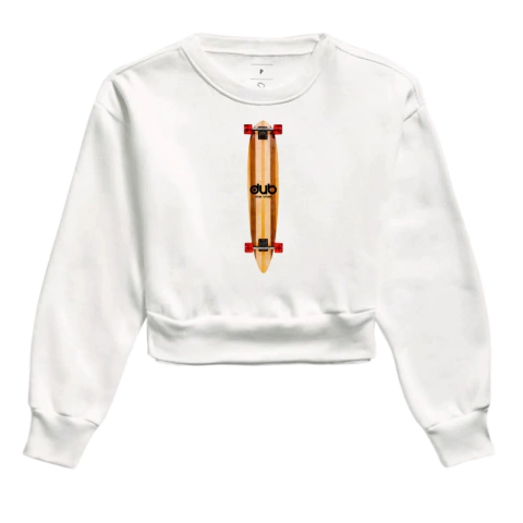 Moletom Cropped Longboard Dub. Escolha sua cor.