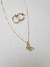 CONJUNTO BUTTERFLY OURO 18K