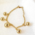 PULSEIRA ESFERA LISA 18K