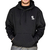Sudadera Unisex Dino ByN escudo - comprar en línea