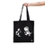 Tote Loneta - Dino gatos - ByN