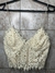 cropped zara alcinha off white - comprar online