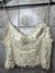 cropped zara alcinha off white - loja online