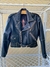 jaqueta de couro legítimo origem biker