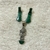 conjunto de prata 950 pingente e brincos