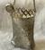 bolsa rara antiga de antiquario em metal prateado vintage