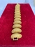bracelete dourado vintage texturizado - loja online