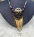 colar vintage de madeira trabalhado artesanalmente arte de pirata na internet